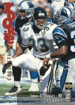 James O. Stewart #U28 Football Cards 1995 Collector's Choice Update