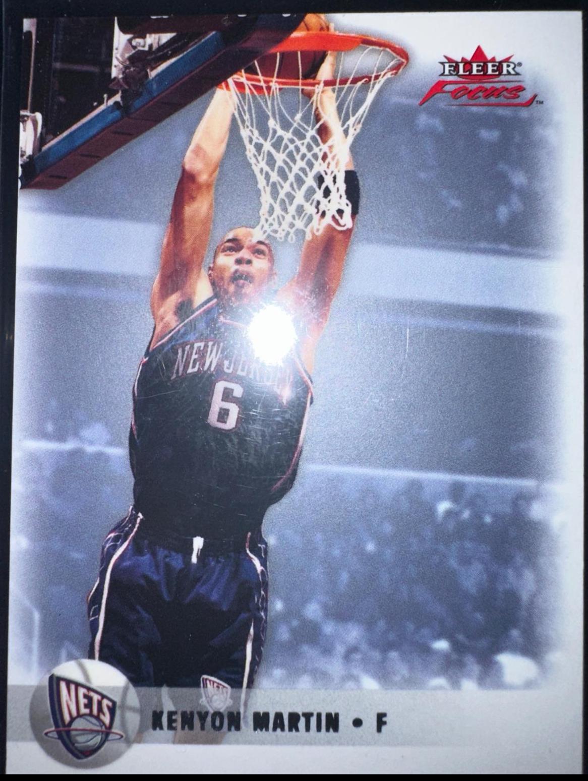 Kenyon Martin #4 (Anniversary Silver /25) Basketball Cards 2003 Fleer Focus