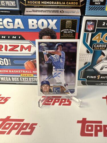Nick Pratto #RA-NPR Baseball Cards 2023 Topps Chrome Rookie Autographs