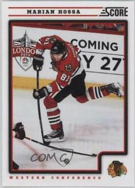 Marian Hossa #120 Hockey Cards 2012 Score