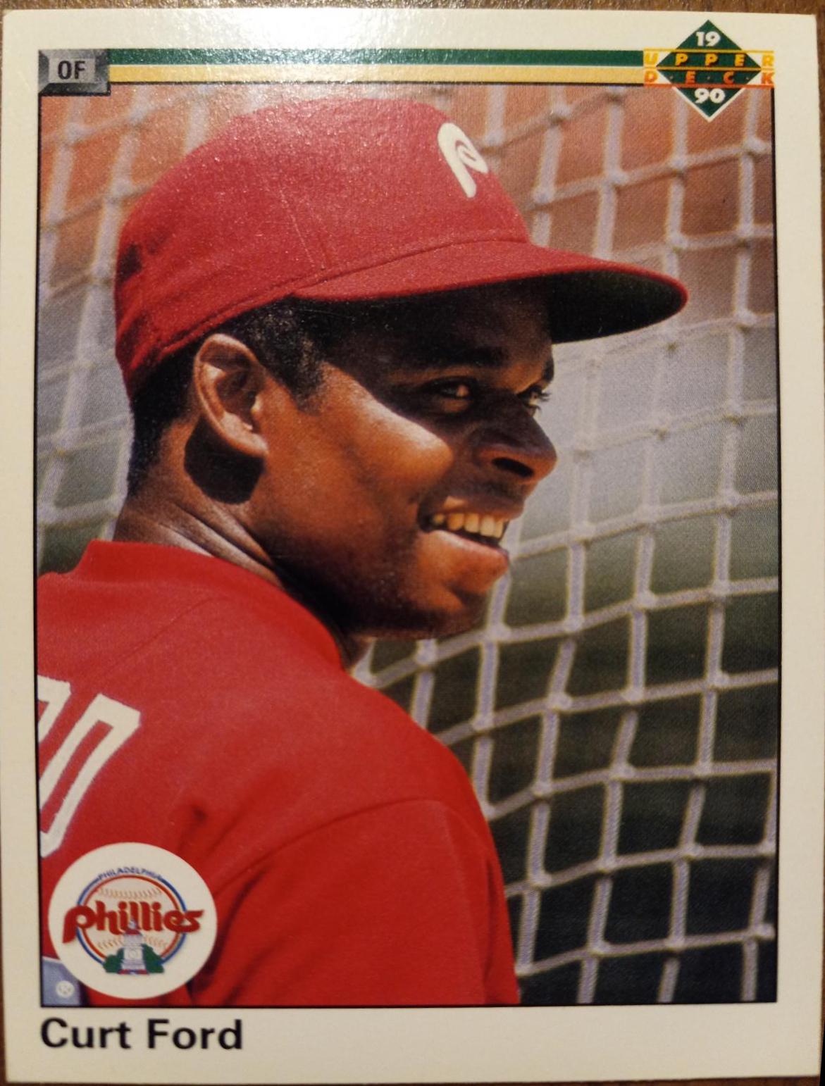 Curt Ford #490 Baseball Cards 1990 Upper Deck