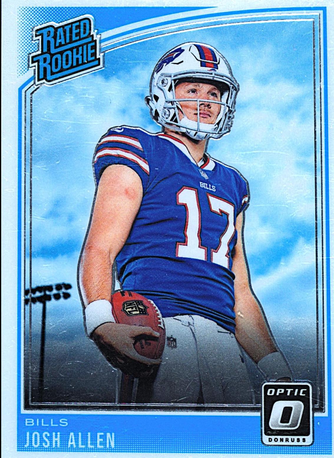 josh allen graded rookie card Josh Allen 2018 Leaf Prized Rookie 1st Graded #09 GEM MINT 10 Buffalo Bills