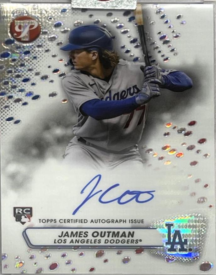 James Outman #PA-JO Baseball Cards 2023 Topps Pristine Autographs