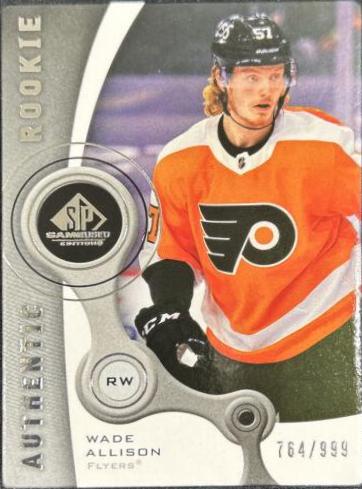 Wade Allison #R-12 Hockey Cards 2021 SP Game Used 2005-06 Retro Rookies