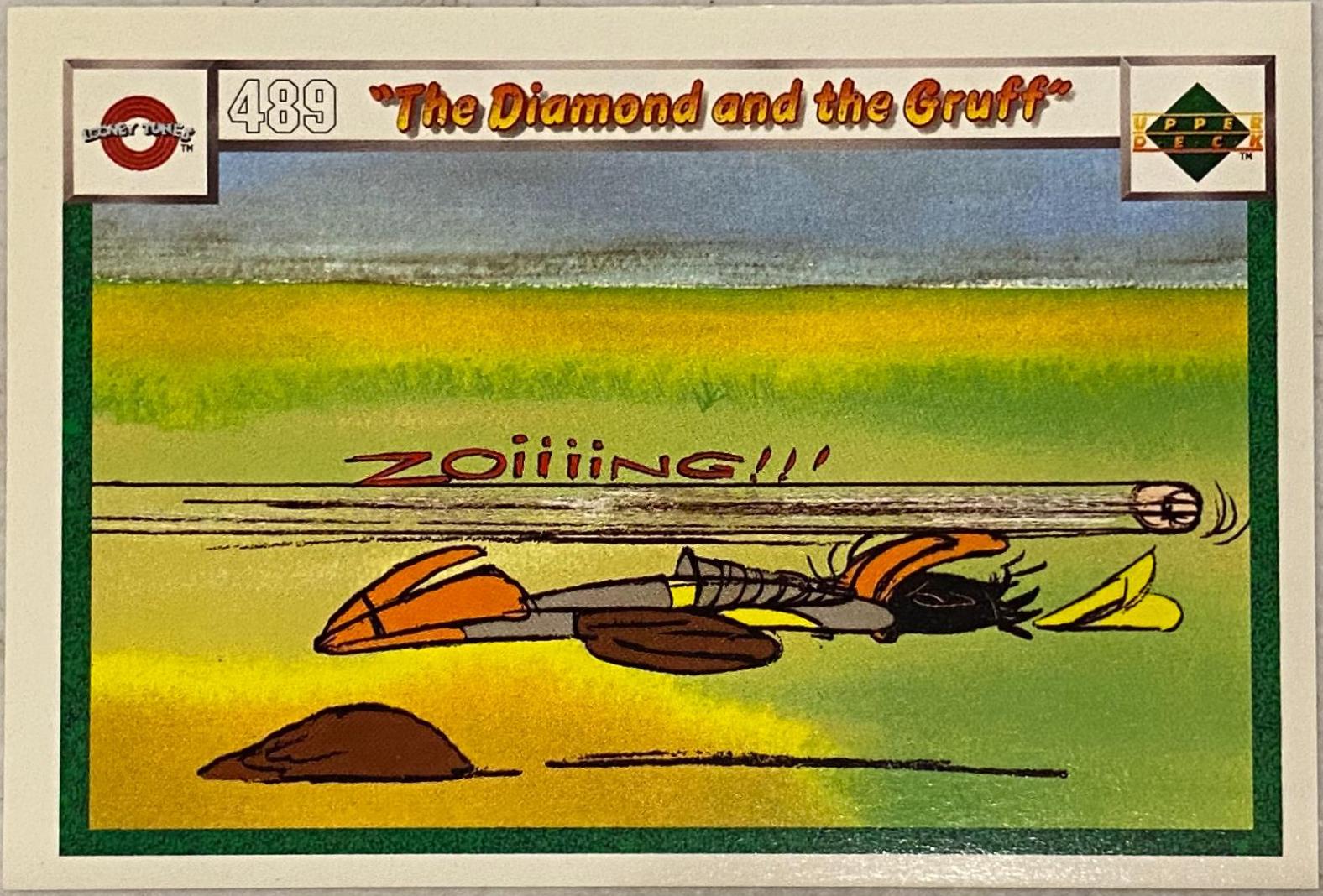 The Diamond And The Gruff, Squeeze Play #489 / 504 Baseball Cards 1990 Upper Deck Comic Ball