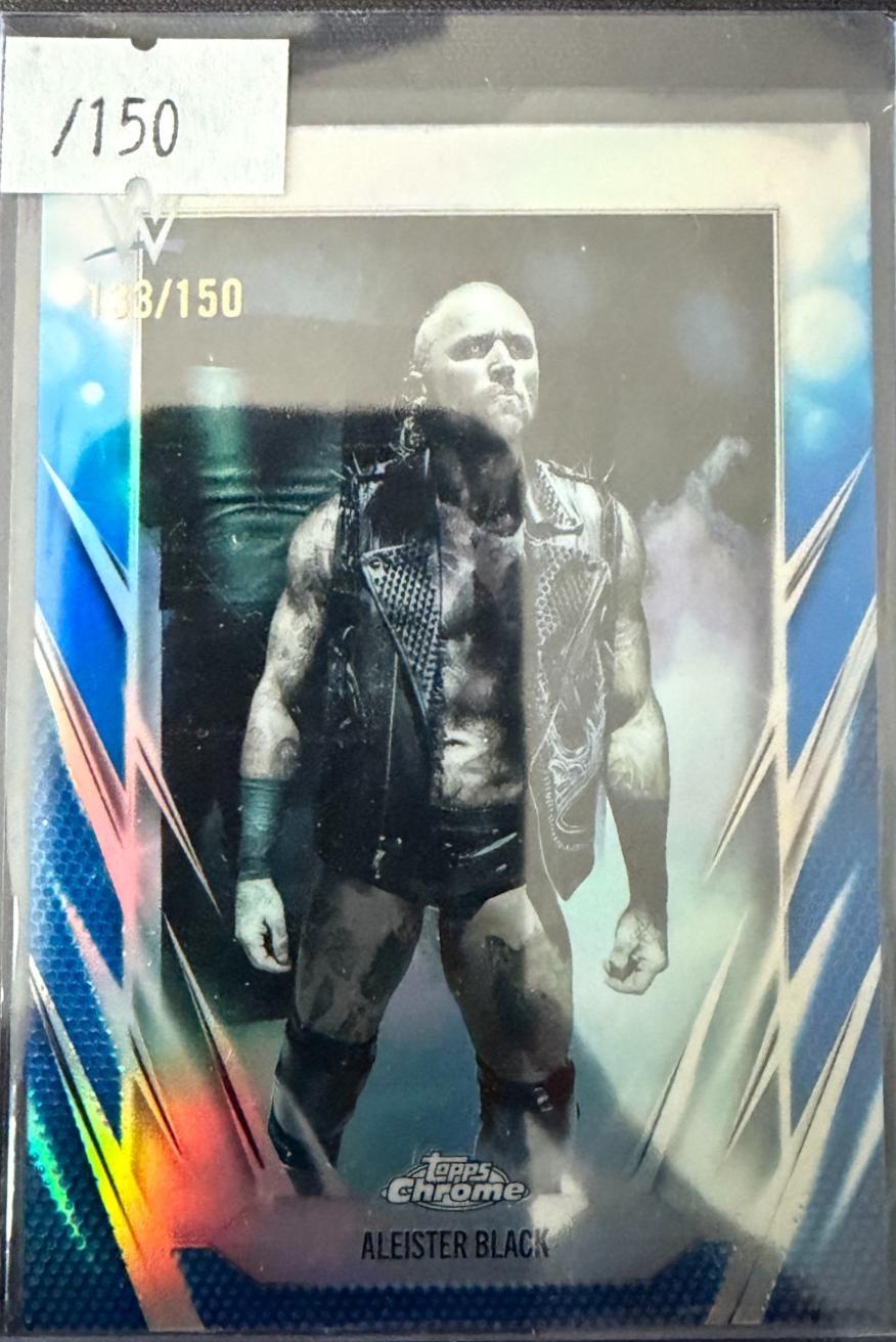 Aleister Black [Blue Refractor] #28
