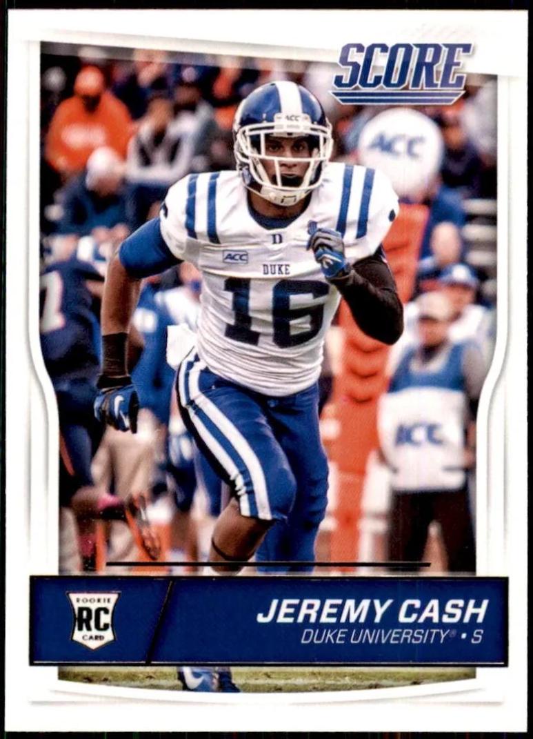 Jeremy Cash #421 Football Cards 2016 Panini Score