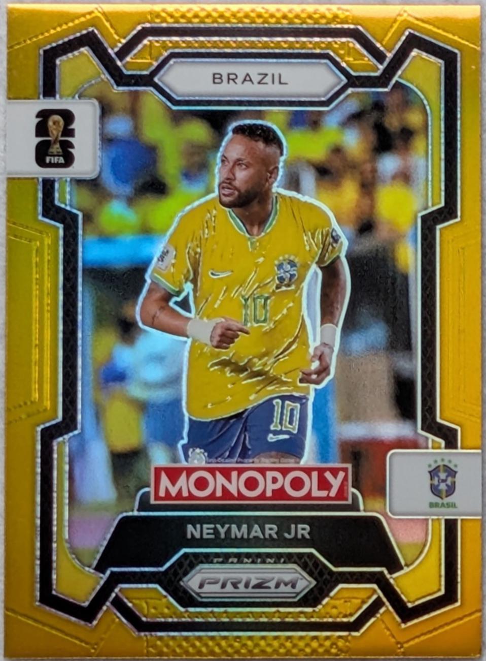 Neymar Jr. [Gold] #15 Prices | 2026 Panini Prizm Monopoly FIFA