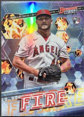 Reid Detmers #EE-18 Baseball Cards 2022 Bowman's Best Elements of Excellence