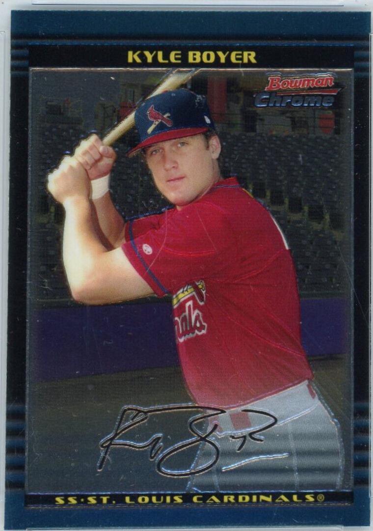 Kyle Boyer #93 2002 Bowman Chrome Draft Picks Baseball