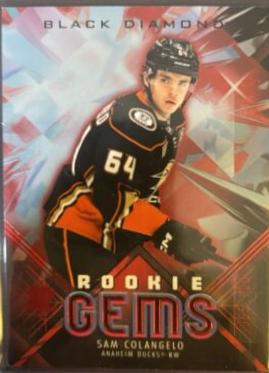 Sam Colangelo #RG-CO Hockey Cards 2024 Upper Deck Black Diamond Rookie Gems