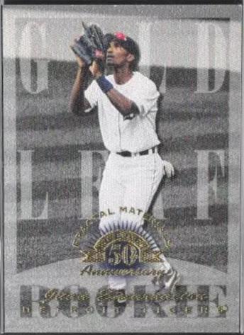Juan Encarnacion #185 Baseball Cards 1998 Leaf Fractal Materials