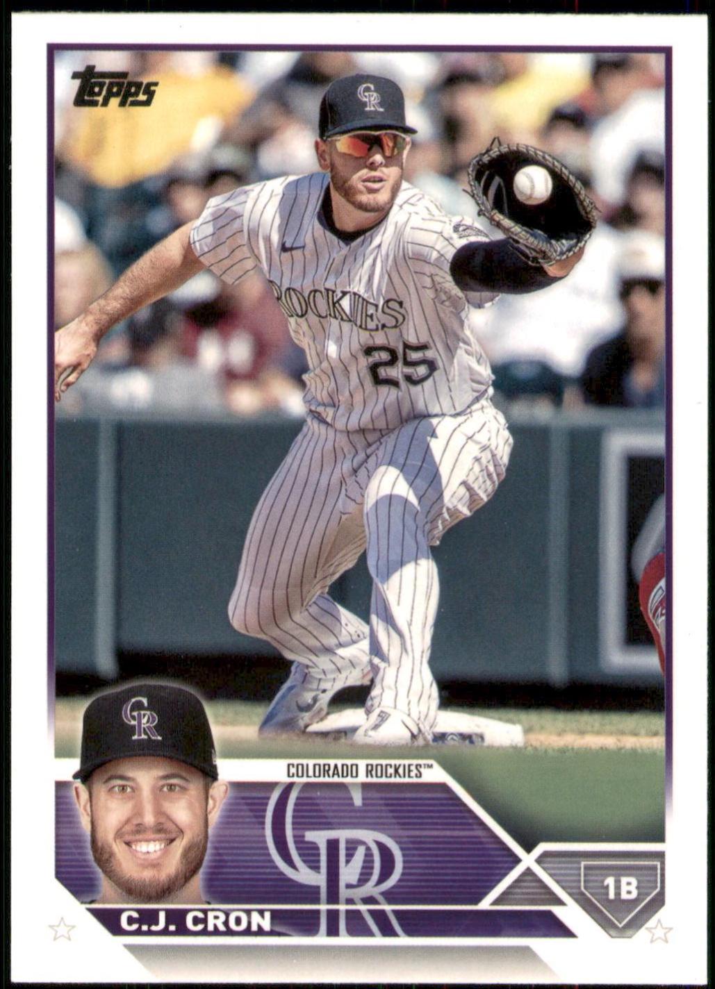 C. J. Cron #63 Baseball Cards 2023 Topps