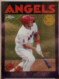 Mike Trout #86BC-1 Baseball Cards 2021 Topps 1986 Chrome Silver Pack