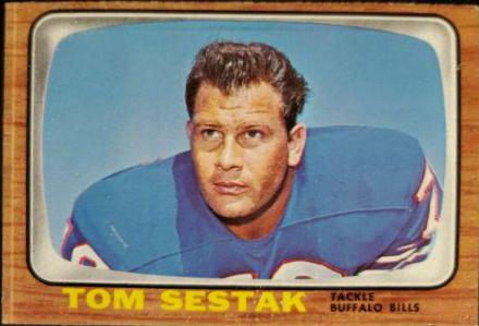 Tom Sestak #28 Football Cards 1966 Topps