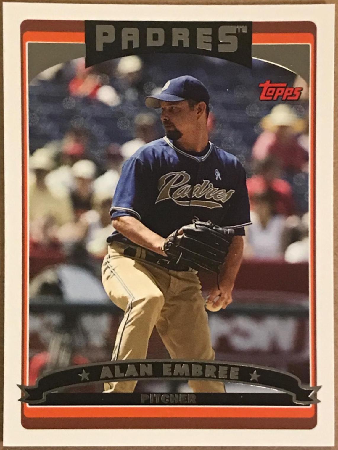 Alan Embree #UH109 Baseball Cards 2006 Topps Updates & Highlights