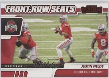 Justin Fields #2 Football Cards 2021 Panini Contenders Draft Picks Front Row Seats