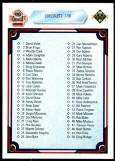 Upper Deck Checklist 1-100