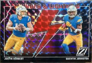Justin Herbert, Quentin Johnston