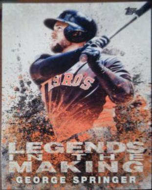 George Springer #10 Baseball Cards 2018 Topps Legends in the Making