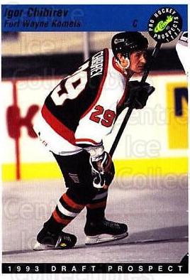 Igor Chibirev #98 Hockey Cards 1993 Classic Pro Prospects