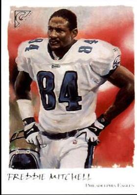 Freddie Mitchell #23 Football Cards 2002 Topps Gallery