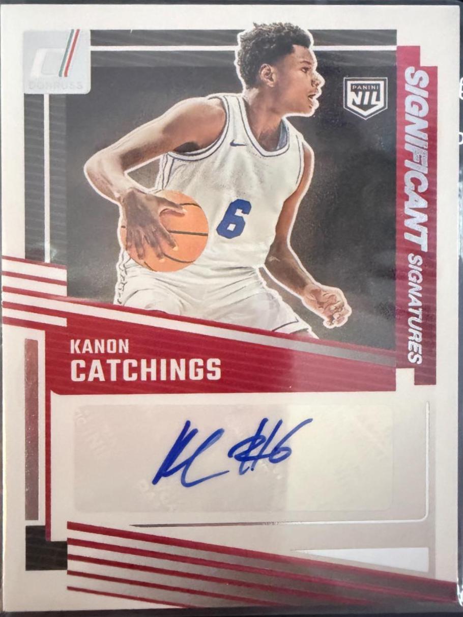 Kanon Catchings #34 2025 Panini Donruss Significant Signature Basketball