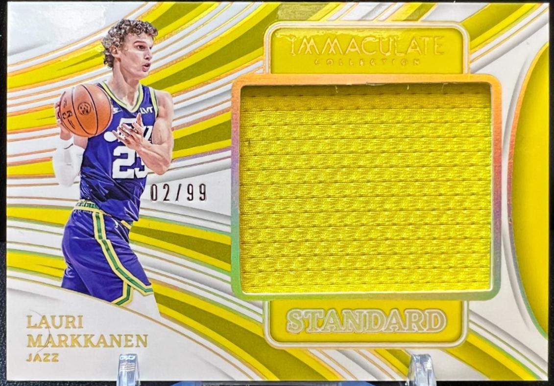 Lauri Markkanen #12 Basketball Cards 2023 Panini Immaculate The Standard
