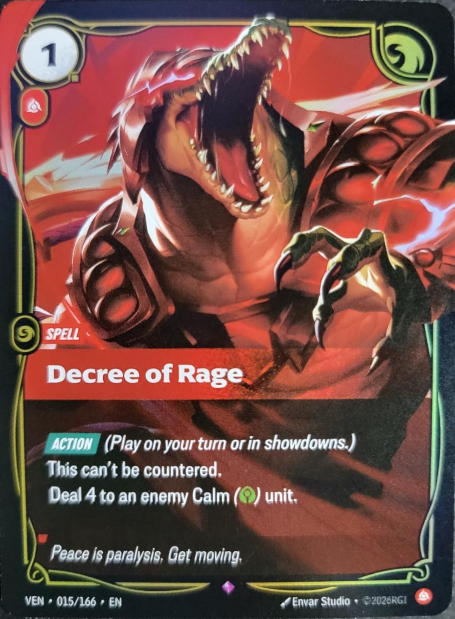 Decree of Rage #15 Prices | Riftbound Vendetta