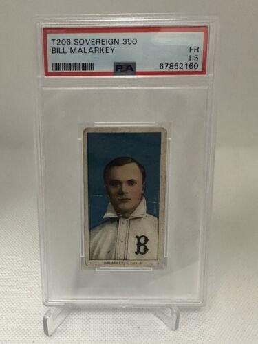 Bill Malarkey #NNO Baseball Cards 1909 T206 Sovereign 350