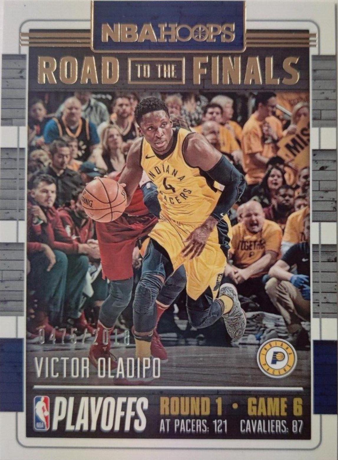 Victor Oladipo #42 Basketball Cards 2018 Panini Hoops Road to the Finals