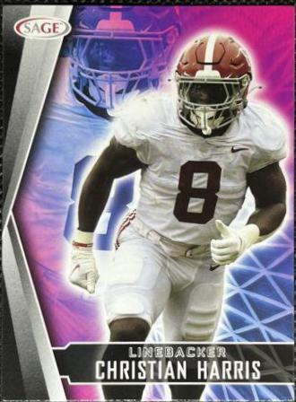Christian Harris #173 Football Cards 2022 Sage Hit