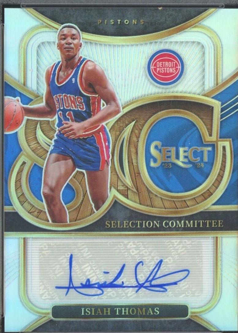 Isiah Thomas #SCS-THM Basketball Cards 2023 Panini Select Selection Committee Signature