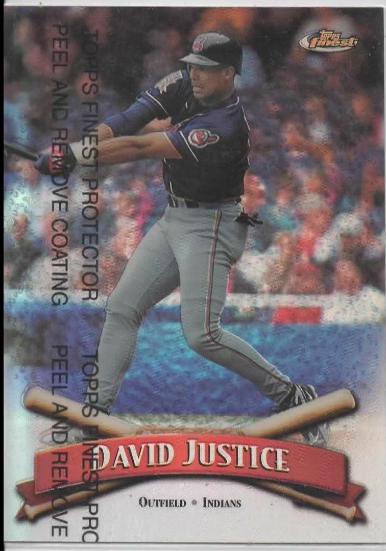 David Justice #5 Baseball Cards 1998 Finest