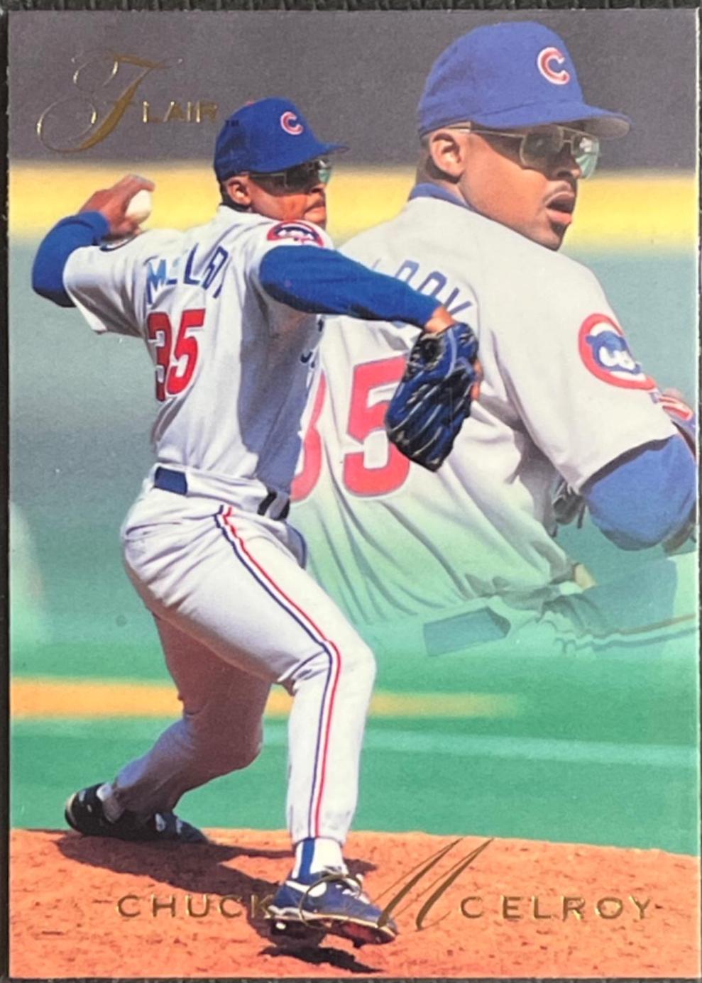 Chuck McElroy #17 Baseball Cards 1993 Flair