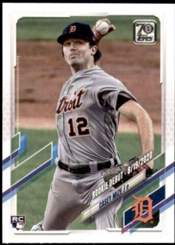 Casey Mize #US63 Baseball Cards 2021 Topps Update