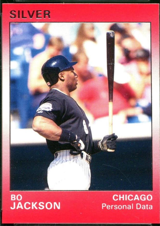 Bo Jackson #107 1991 Star Silver Edition Baseball