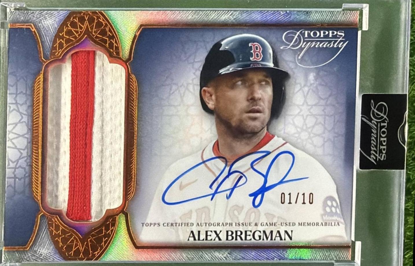 Alex Bregman #DAP-ABR2 2025 Topps Dynasty Autograph Patch Baseball