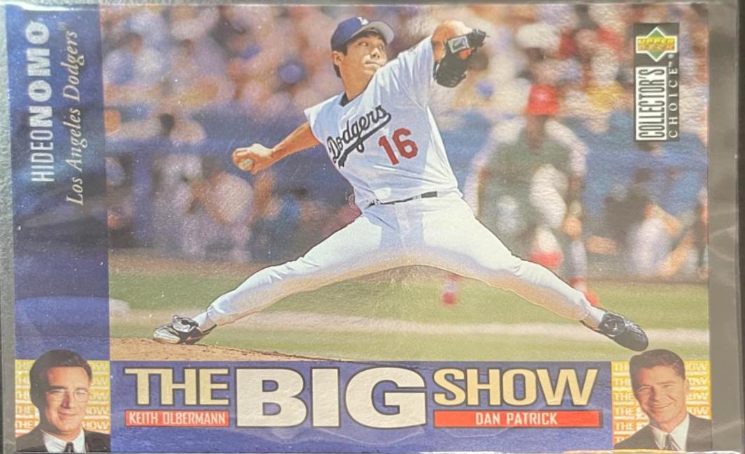 Hideo Nomo #25/45 Baseball Cards 1997 Collector's Choice the Big Show