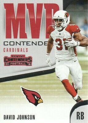David Johnson Football Cards 2018 Panini Contenders MVP