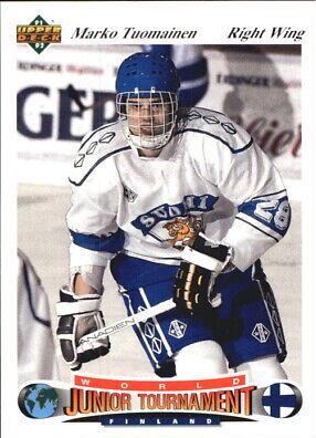 Marko Tuomainen #38 Hockey Cards 1991 Upper Deck Czech World Juniors