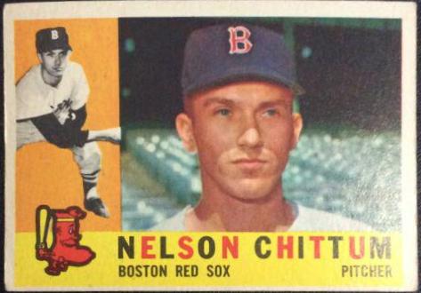 Nelson Chittum #296 Baseball Cards 1960 Topps