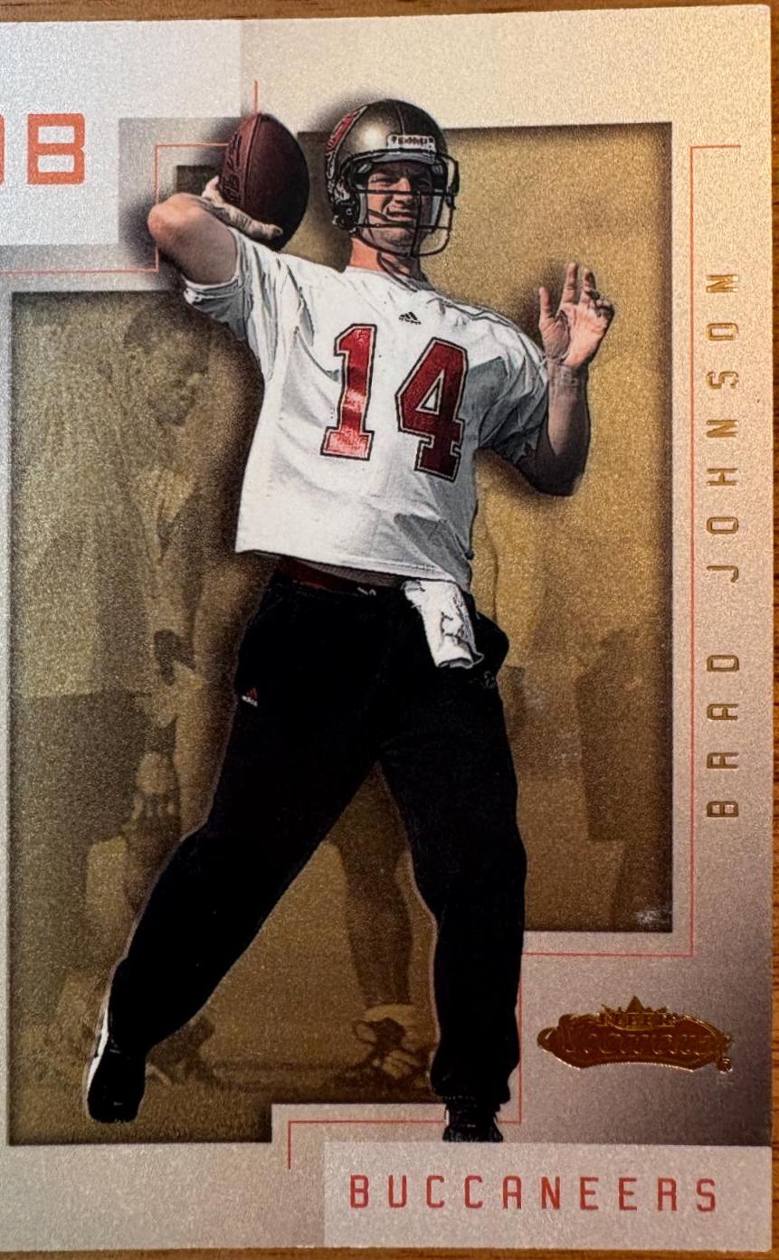 Brad Johnson #84 2001 Fleer Showcase Football