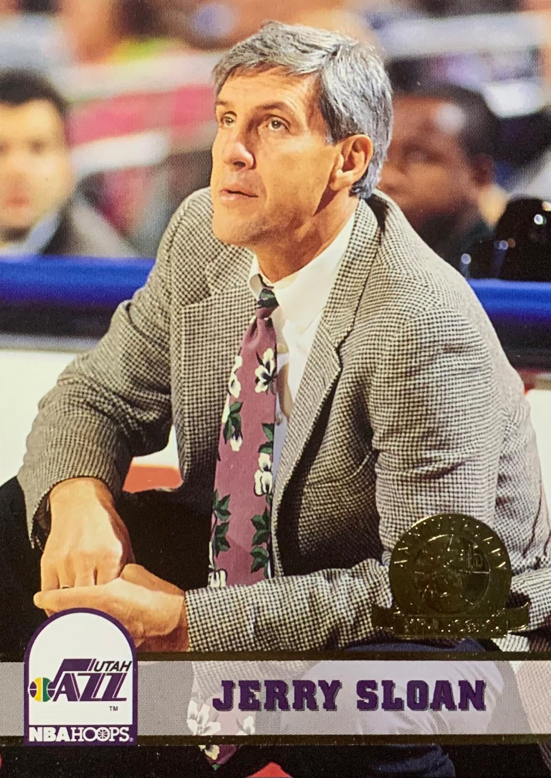 Jerry Sloan #255 Basketball Cards 1993 Hoops Fifth Anniversary Gold