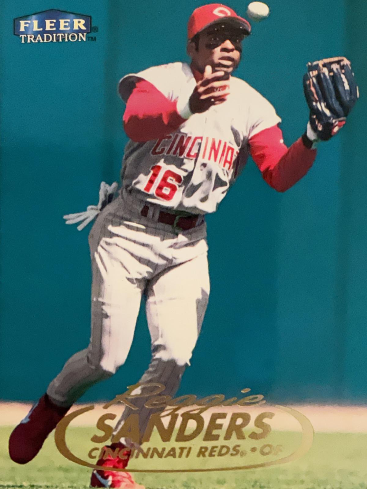 Reggie Sanders #16 Baseball Cards 1998 Fleer Tradition