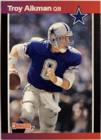 Troy Aikman #1 Football Cards 1996 Panini Donruss What If