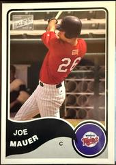 Joe Mauer #184 Baseball Cards 2003 Bazooka Prices