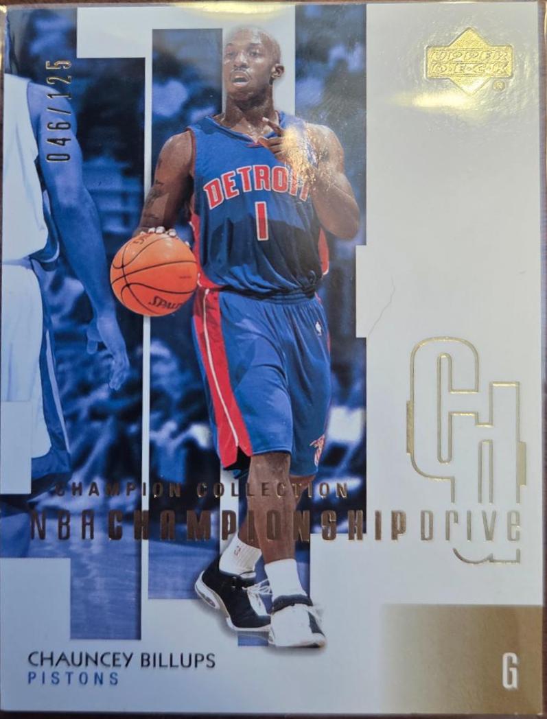 Chauncey Billups #22 2002-03 Upper Deck Championship Drive Basketball