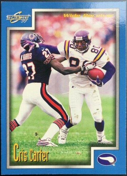 Cris Carter #3 Football Cards 1999 Panini Score