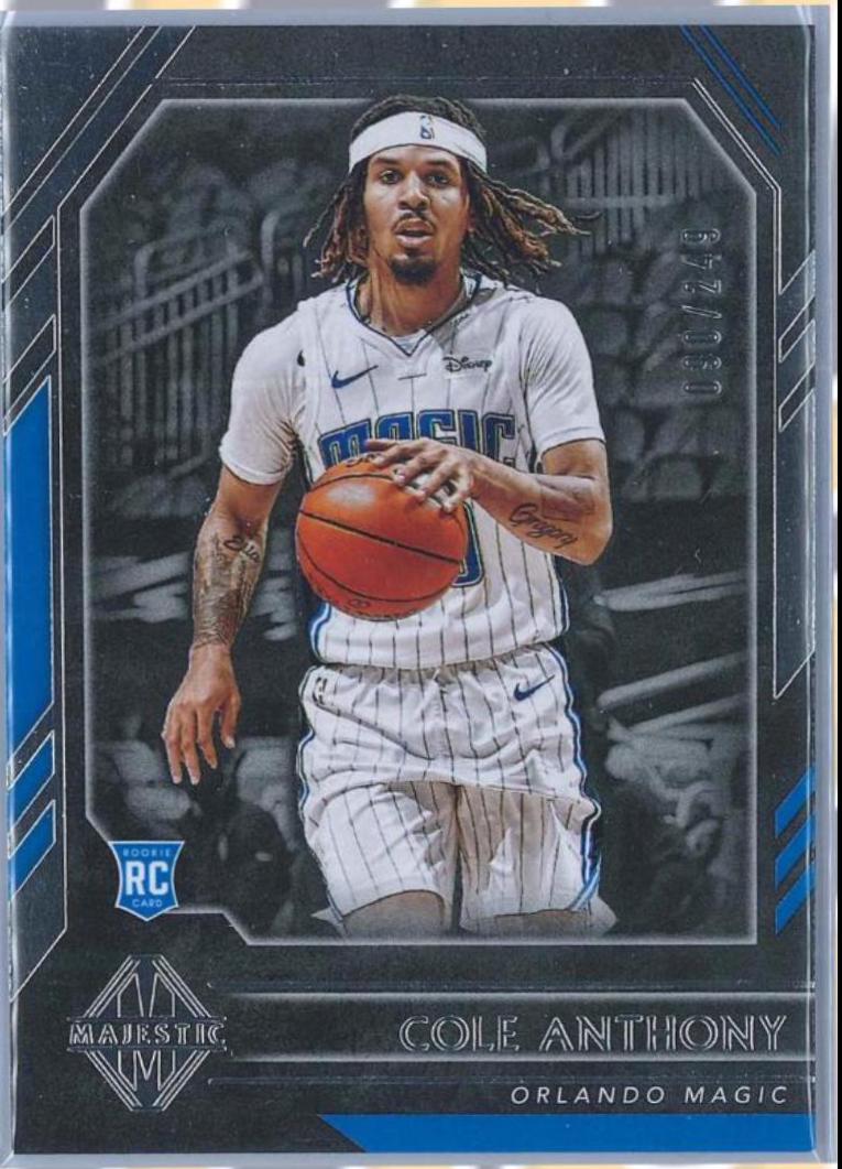 Cole Anthony #350 2020-21 Panini Chronicles Basketball